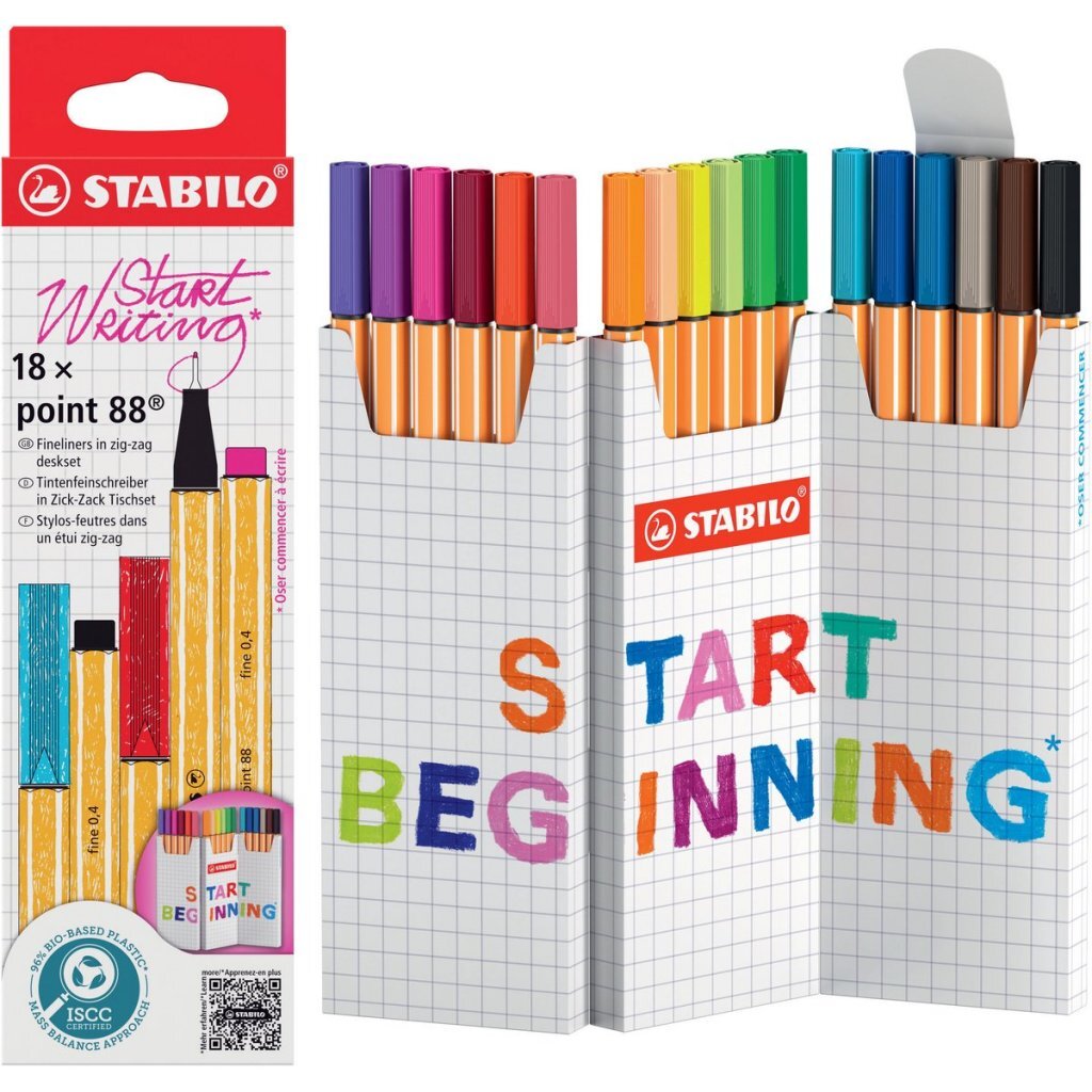 Stabilo Point 88 Start Beginning 18 Stuks