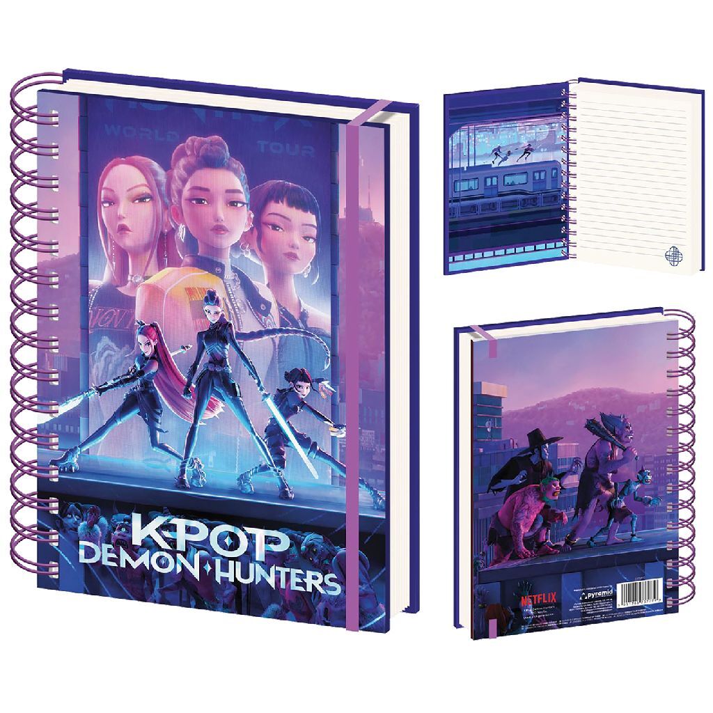 K-Pop Demon Hunters Notitieboekjes A5 Spiraal
