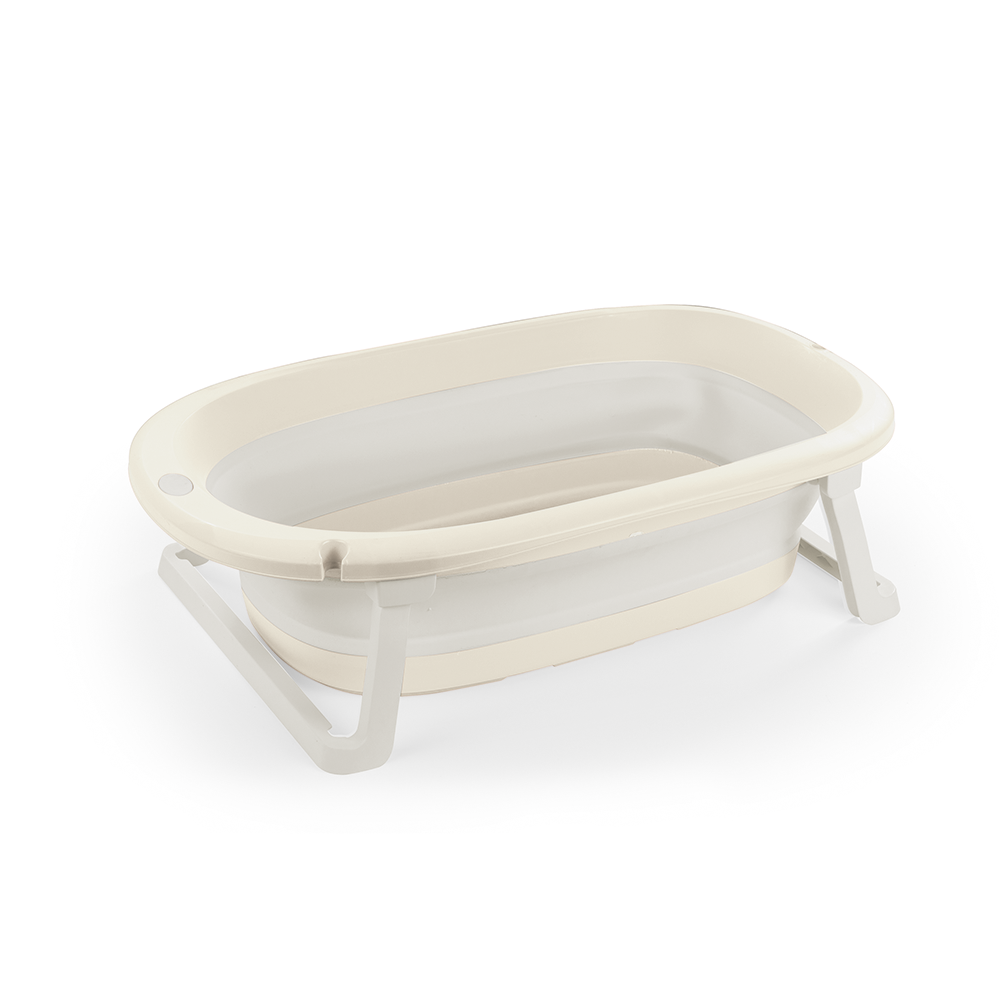 Dolu Opvouwbare Babybadset 3-delig Relax Beige Ruimtebesparend