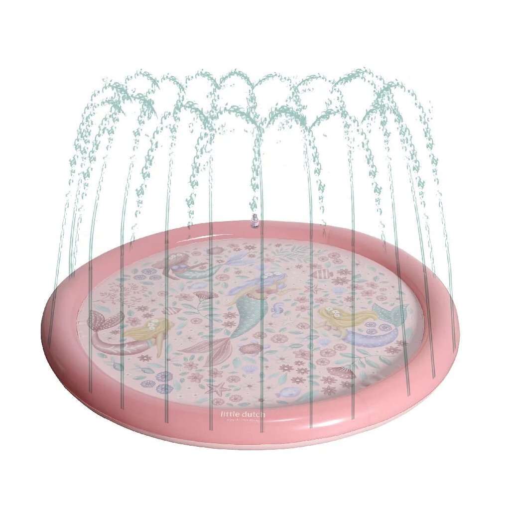 Little Dutch Dreamy Mermaid Sprinklermat 150 cm Roze