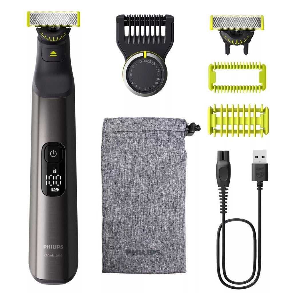 Philips QP6552/15 Trimmer Antraciet/Groen