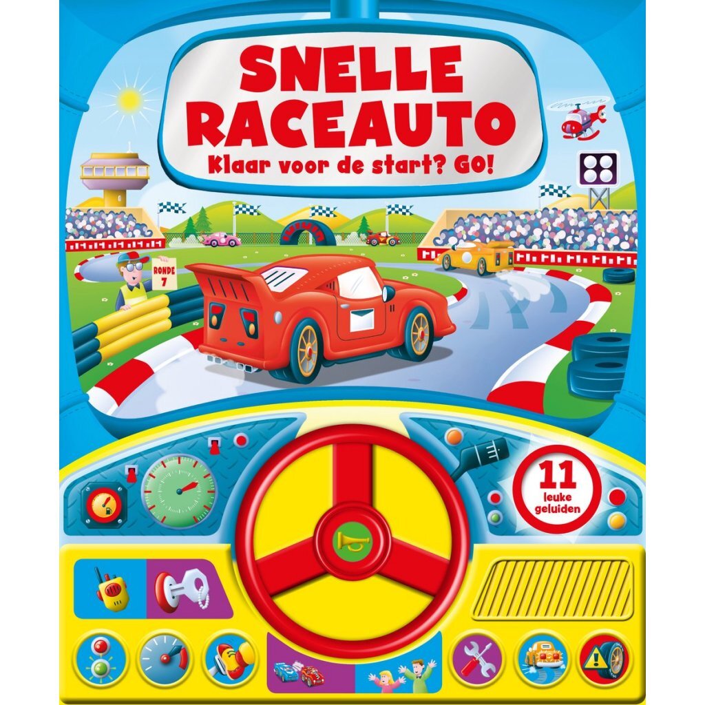 Geluidenboek Snelle Raceauto