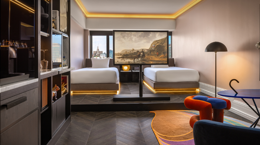 Volledige inrichting van hotelkamers: elektronica, netwerk & verlichting