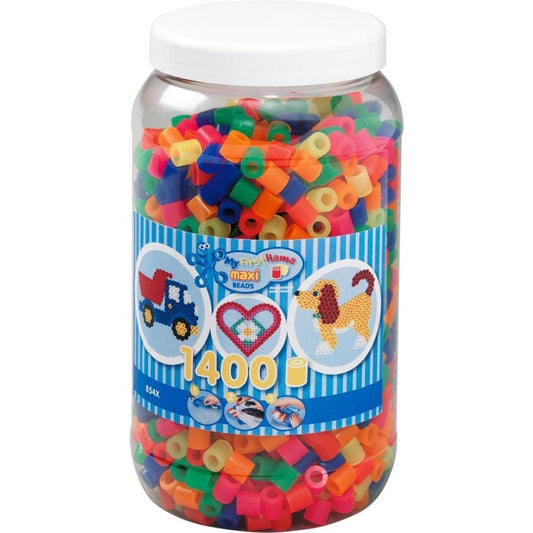 Hama Strijkkralen Maxi Neon 1400 stuks