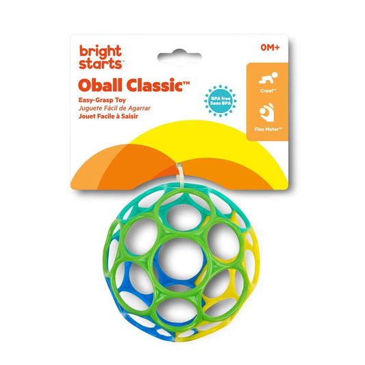 Oball Original Klassiek Easy Grip Blauw/Groen/Geel
