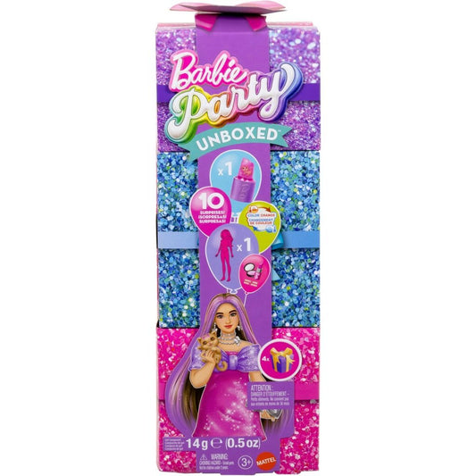 Barbie Reveal Party Unbox Glam Pink Curvy Doll