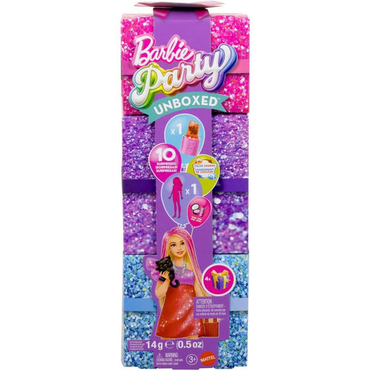 Barbie Reveal Party Unbox Glam Red Doll