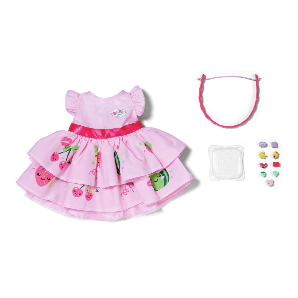 Baby Born Roze Jurk met Pinplay