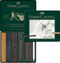 Faber Castell FC-112978 Houtskoolset Faber-Castell Pitt Monochrome 24-delig