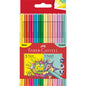 Faber Castell FC-155312 Grip Viltstiften Neon en Pastel 10 Stuks