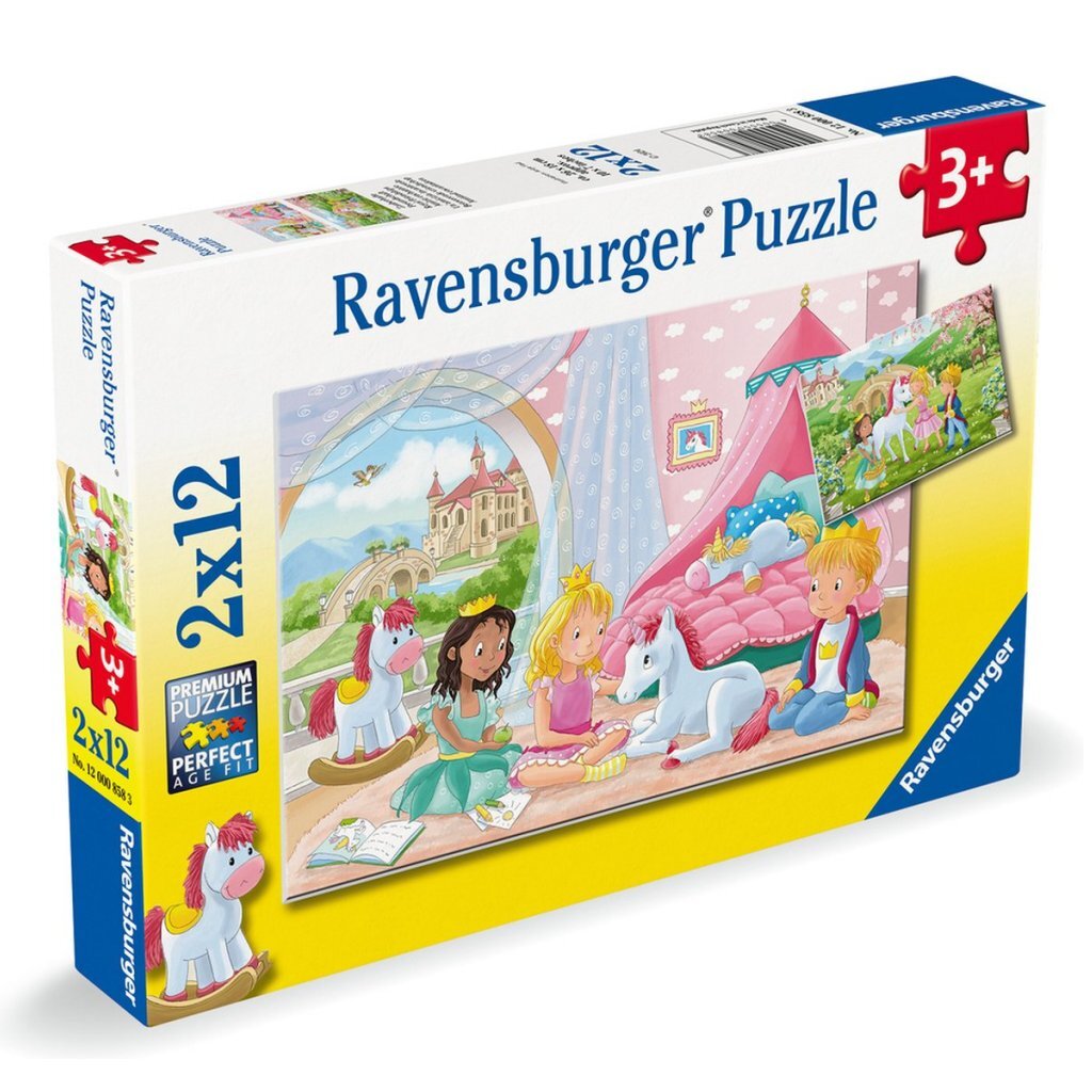 Ravensburger Puzzel Prince &amp; Princess 2x12 Stukjes