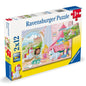 Ravensburger Puzzel Prince &amp; Princess 2x12 Stukjes
