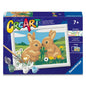Ravensburger CreArt Schilderen op Nummer Vrolijke Konijnenvriendjes