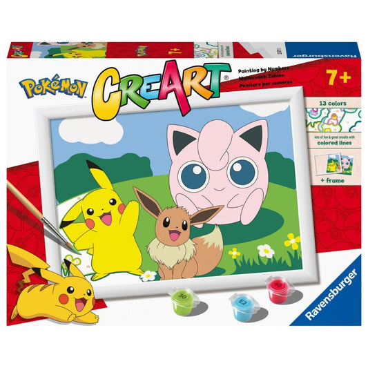 Ravensburger CreArt Schilderen op Nummer Pok&eacute;mon Classics