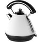 Sch&auml;fer Retro Waterkoker 1.7L 2200W Wit/Zwart/RVS