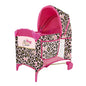 The Glam Crew Poppenbed met Luipaardprint Roze/Goud