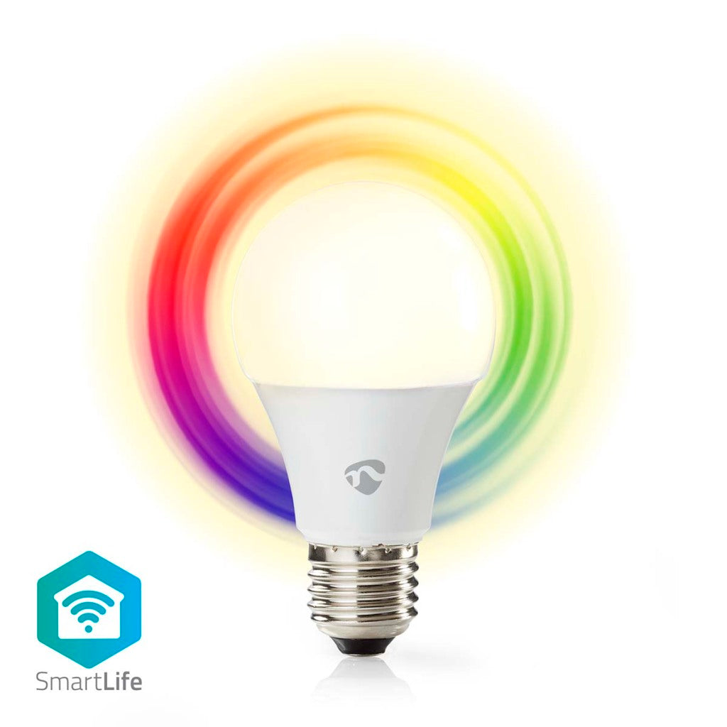 Nedis WIFILRC10E27 Smartlife Multicolour Lamp Wi-fi E27 806 Lm 9 W Rgb / Warm To Cool White Android&trade; / Ios Peer