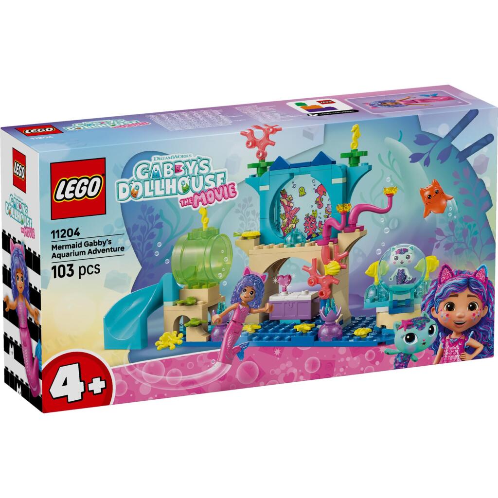 Lego Gabby's Dollhouse 11204 Zeemeermin Gabby's Aquariumavontuur