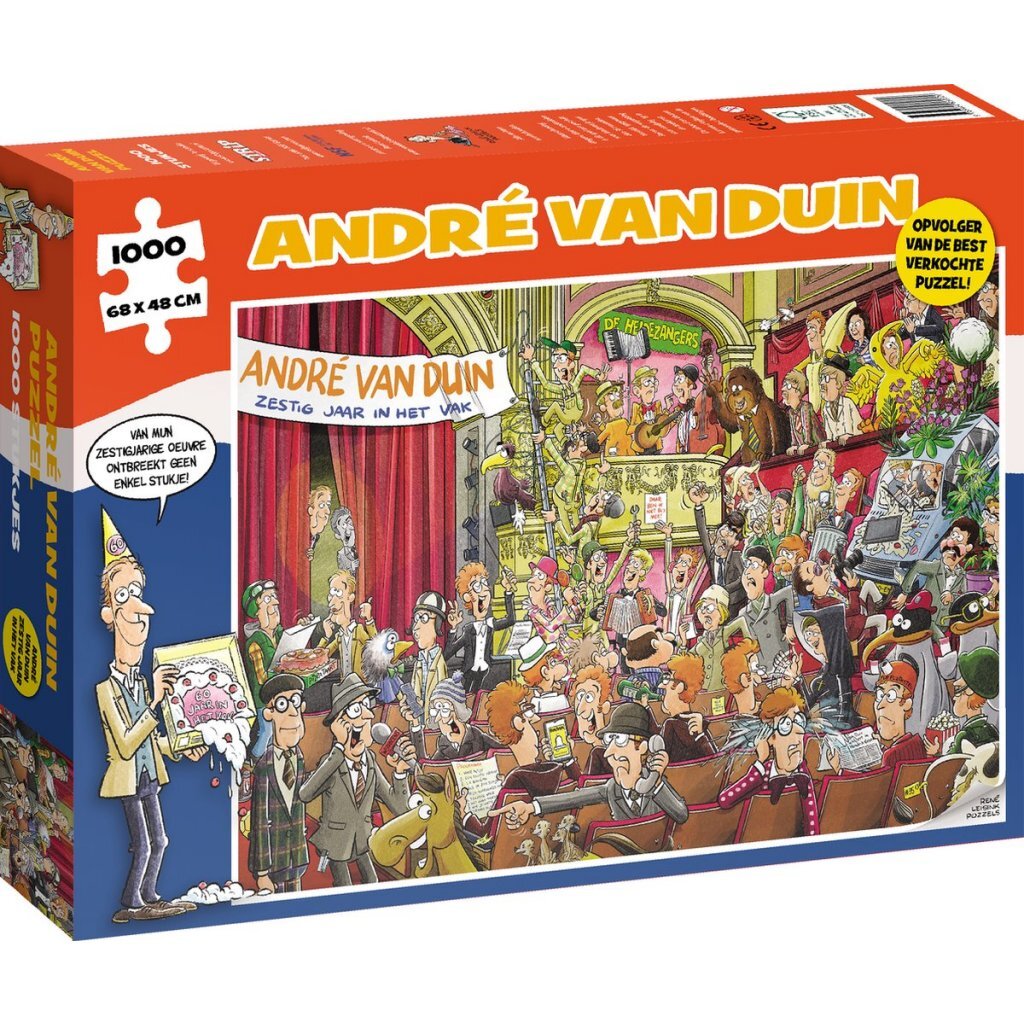 Puzzel Andre van Duin 60 Jaar in het Vak 1000 Stukjes