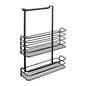 Metaltex Galileo Dubbele Hangmand 26x12x36 cm Mat Zwart/Metaal