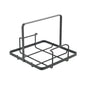 Metaltex Tokyo Line Serviethouder 19x19x15 cm Zwart