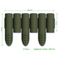 Bama Tuin Modulaire Rand Imitatiehout 38.5x15 cm 6 Stuks Bruin