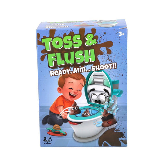 Toss &amp; Flush Poepschietspel