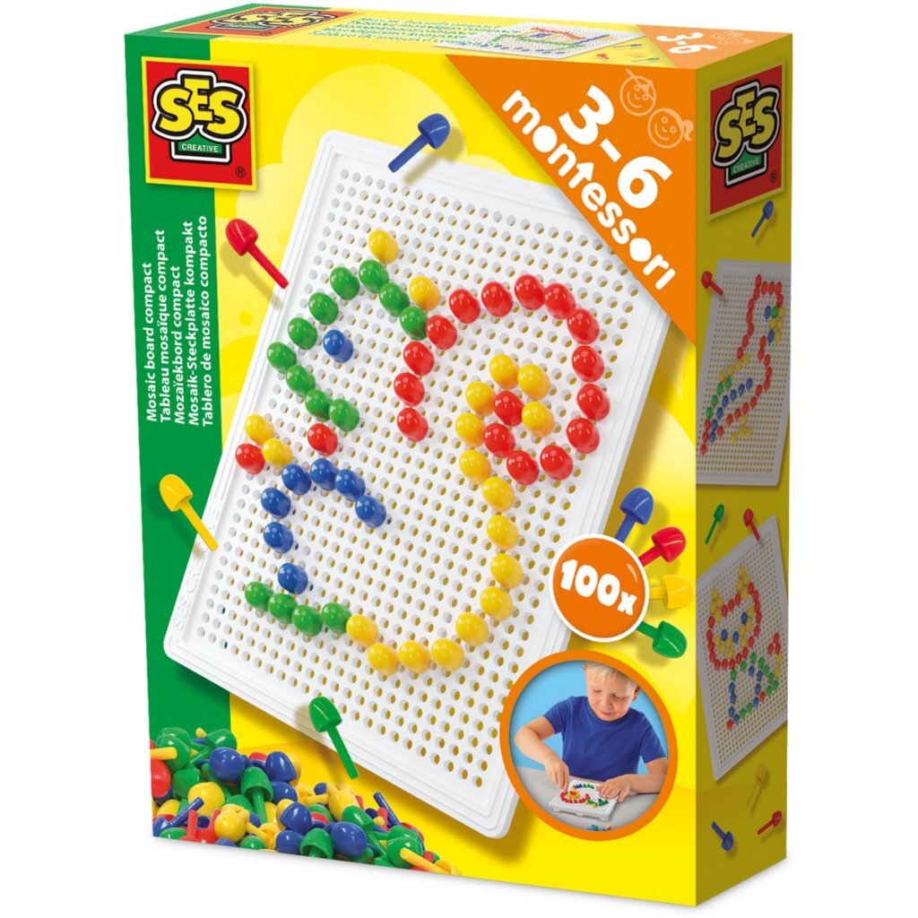 SES Creative Montessori Moza&iuml;ekbord Compact