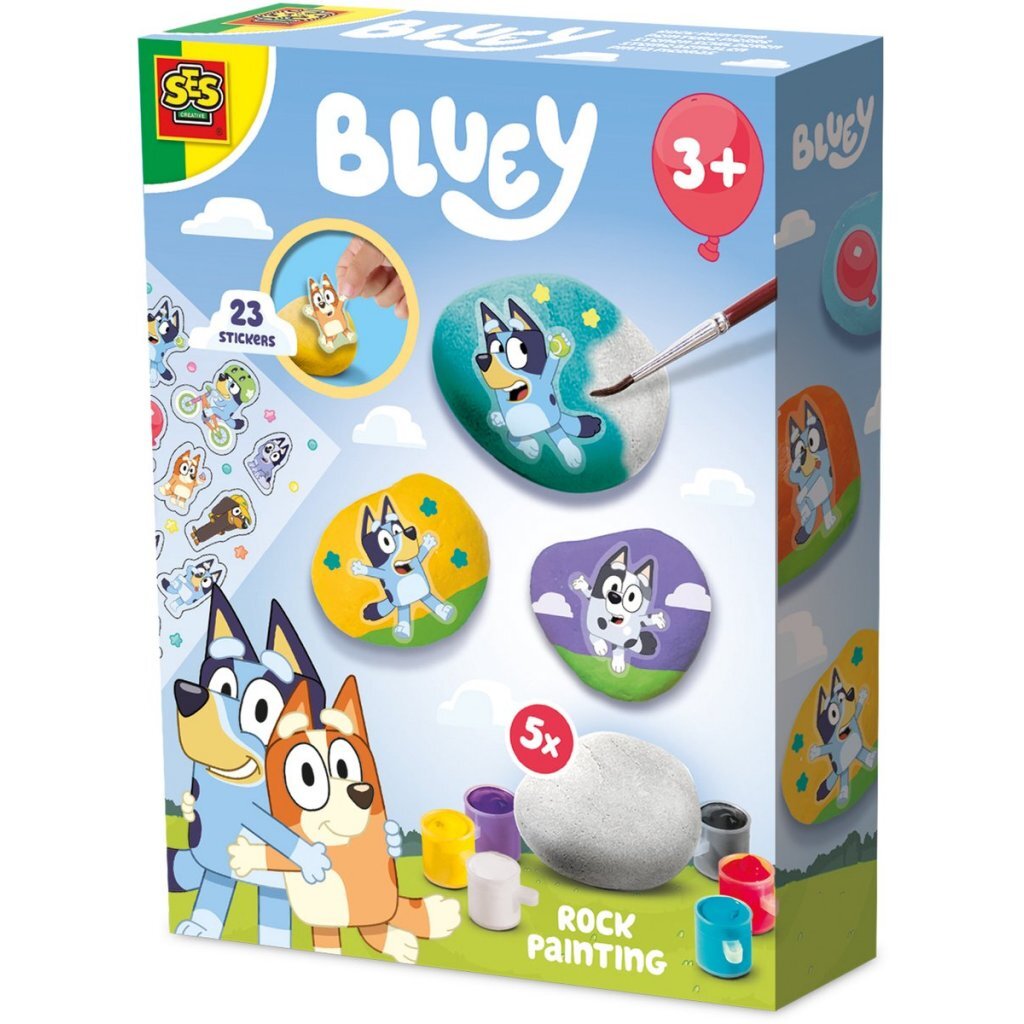SES Creative Stenen Schilderen Bluey
