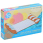 Hammock Opblaasbaar 120x72 cm Oranje/Wit