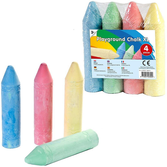 Clown Super Stoepkrijt 4 Stuks