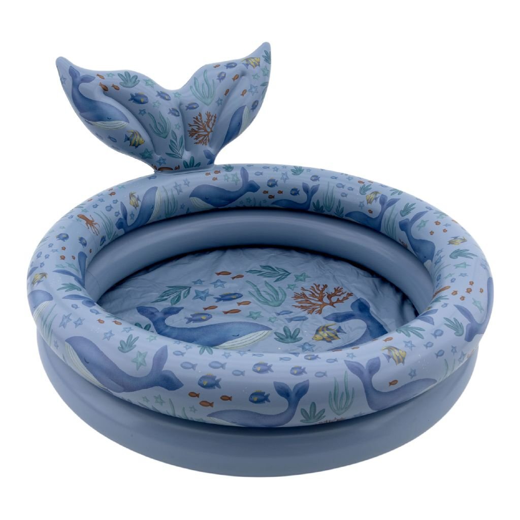 Little Dutch Ocean World Zwembad met Staart 80 cm Blauw