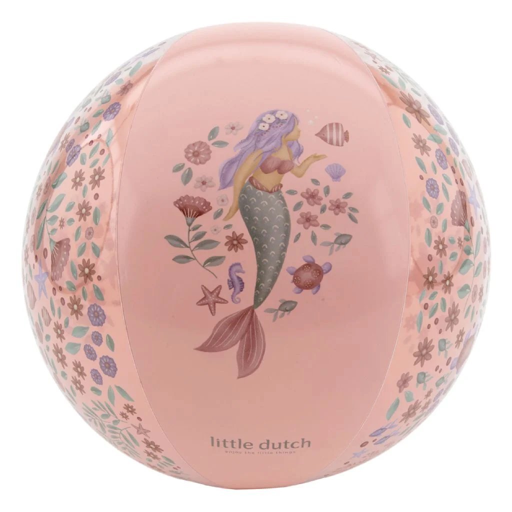 Little Dutch Dreamy Mermaid Strandbal 35 cm Roze