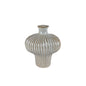 Vaas Jodie 25.5x23.5x29 cm Aardewerk/Wit/Bruin