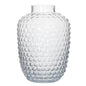 Glazen Bubbel Vaas 25x18 cm Transparant