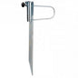 Campking Parasolharing Verzinkt met Handgreep 46cm 32mm