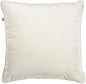 Dutch Decor FINN Sierkussen 45x45 cm Velvet Effen kleur Snow WhiteInclusief Binnenkussen