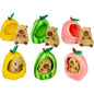 Knuffel Capybara in Fruit Assorti