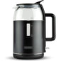Bourgini Glazen Waterkoker 1.5L Zwart/Transparant