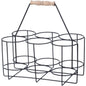 Home &amp; Styling Wijnflesfhouder 30x13x27 cm Metaal/Zwart