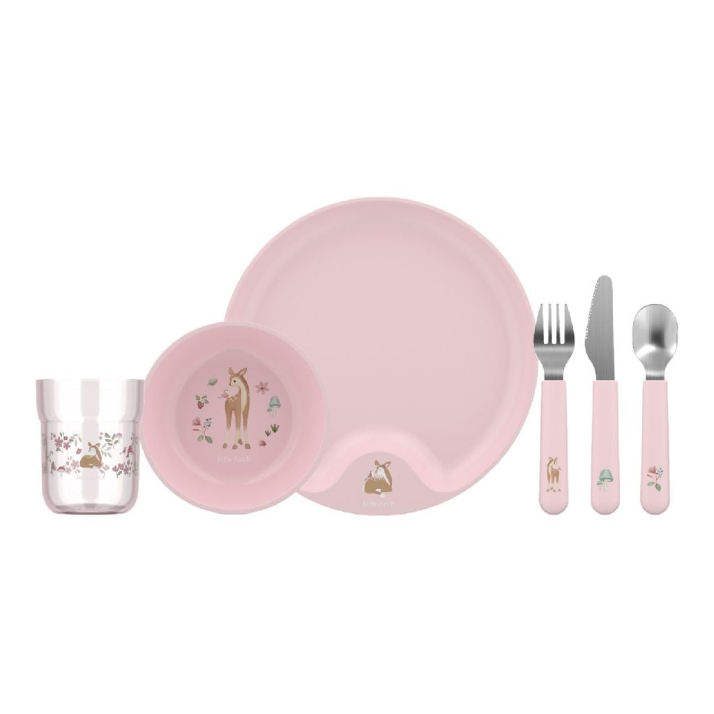 Mepal Little Dutch Fairy Garden Servies 6-delig Roze