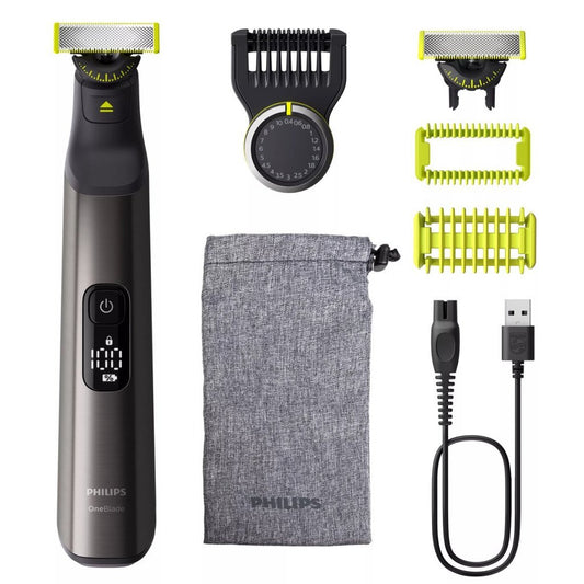 Philips QP6552/15 Trimmer Antraciet/Groen