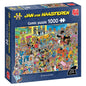 Jumbo Puzzel Jan van Haasteren D&iacute;a De Los Muertos 1000 Stukjes + Poster