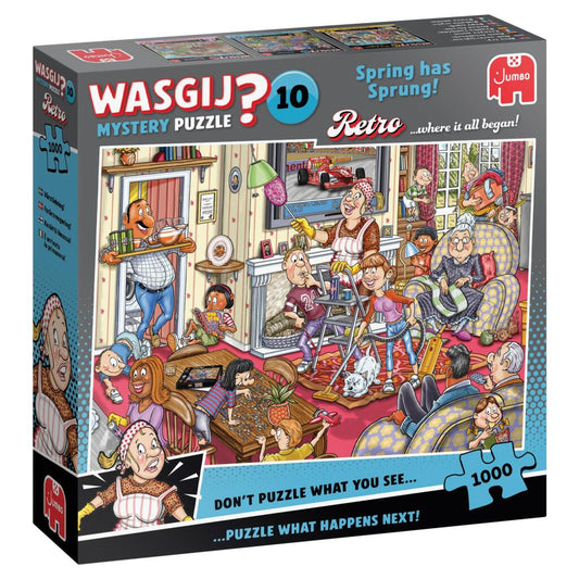 Jumbo Puzzel Wasgij Retro Mystery 10 Voorjaars Schoonmaak 1000 Stukjes