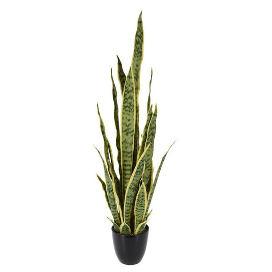 Kunstplant Sansevieria 92 cm Groen/Geel